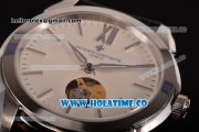 Vacheron Constantin Patrimony Tourbillon Miyota 9015 Automatic Steel Case with White Dial and Stick Markers (YR)