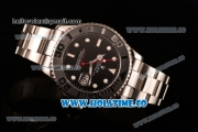 Rolex Yachtmaster I Asia Automatic Full Steel with Black Dial and White Markers