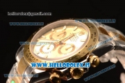 Rolex Daytona Two Tone YG Rolex 4130 Auto Best Edition 1:1 Clone Gold Dial Stick 116503