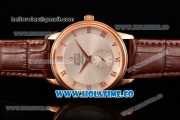 Omega De Ville Co-Axial Asia Automatic Rose Gold Case with White Dial and Roman Numeral Markers