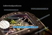 Richard Mille RM35-02 Japanese Miyota 9015 Automatic Carbon Fiber Case Skeleton Dial With Dots Markers Camouflage Rubber Strap - 1:1 Original(KV)