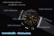 Hublot Big Bang Ayrton Senna Foudroyante Swiss Valjoux 7750 Automatic PVD Case with Ceramic Bezel