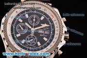 Breitling Bentley GT II Chrono Swiss Valjoux 7750-SHG Automatic Steel Case with Stick Markers and Black Dial