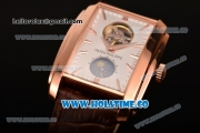 Patek Philippe Gondolo Asia Manual Winding Rose Gold Case with Silver Dial and Stick Markers