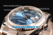 Rolex Datejust Clone Rolex 3135 Automatic Steel Case with Blue Dial and Steel Bracelet