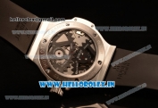 Hublot Big Bang Tourbillon Movement Steel Case All Diamonds with Black Diamonds Dial and Black Rubber Strap