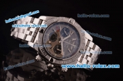 Breitling Chronomat B01 GMT Swiss Valjoux 7750 Automatic Steel Case/Strap with Grey Dial and Diamond Bezel