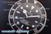 Rolex Submariner Wall Clock Quartz Steel Case with Black Bezel and Black Dial