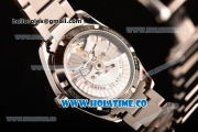 Omega Aqua Terra 150 M Co-Axial Clone Omega 8501 Automatic Steel Case/Bracelet with White Dial and Stick Markers (EF)