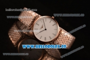 Longines La Grande Classique SWISS QUARTZ Rose Gold Case with White Dial and Rose Gold Bracelet