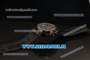 Hublot Classic Fusion Chronograph 7750 Auto PVD Case PVD Bezel with Black Dial and Black Leather Strap