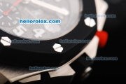 Audemars Piguet Royal Oak Offshore Chronograph Swiss Valjoux 7750 Automatic Movement Titanium Case with Black Bezel and White Arabic Numerals