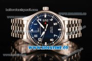 IWC Pilot's Watch Mark XVII Swiss ETA 2892 Automatic Full Steel with Black Dial and Arabic Numeral Markers