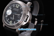 Panerai Luminor Marina Pam 086 Chronograph Automatic with White Bezel and Black Dial