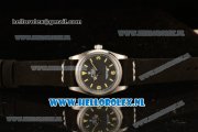 Rolex Explorer 2813 Auto Steel Case with Black Dial and Black Nylon Strap