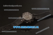 Hublot Classic Fusion Chronograph 7750 Auto PVD Case with Black Dial and Black Leather Strap