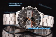 Tag Heuer Carrera Goodwood Speed RL18-MT Automatic Steel Case with Black Dial White Stick Markers and Stainless Steel Strap