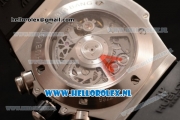 Hublot Big Bang Unico Chrono Swiss Valjoux 7750 Automatic Steel Case with Skeleton Dial and Black Rubber Strap - 1:1 Original