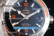 Omega Seamaster Planet Ocean 600M Co-Axial Master Chronometer Clone Omega 8900 Automatic Stainless Steel Case/Bracelet with Black Dial and Stick Markers (EF)