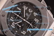 Audemars Piguet Royal Oak Offshore Chronograph Miyota Quartz Steel Case and Bracelet with Grey Dial