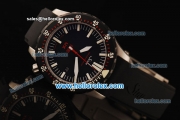 Sinn U1 Swiss ETA 2836 Automatic Steel Case with PVD Bezel and Black Dial-Black Rubber Strap