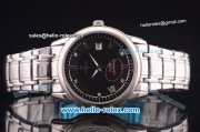 Omega De Ville Automatic Full Steel with Black Dial and Silver Roman Markers
