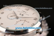 IWC Portuguese Asia ST16 Automatic Full Steel with Beige Dial and Arabic Numeral Markers