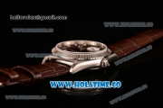 Rolex Day-Date Asia 2813/Swiss ETA 2836/Clone Rolex 3135 Automatic Steel Case with Stick Markers and Brown Dial (BP)