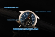 IWC Pilot's Watch TOP GUN Automatic Movement Steel Case with Black Dial and White Markers