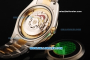 Rolex Datejust Rolex 3135 Automatic Movement Full Steel with Diamond Bezel and Diamond Strap