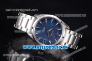 Omega Seamaster Aqua Terra 150 M Co-Axial Clone 8500 Automatic Steel Case/Bracelet with Blue Dial and Stick Markers (EF)