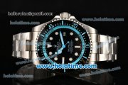 Rolex Sea-Dweller Deepsea Asia 2813 Automatic Full Steel with Black Dial and Blue Diver Index