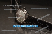 Hublot Classic Fusion 9015 Auto PVD Case with Black Dial and Black Leather Strap