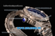 Breitling Aeromarine Avenger Seawolf Chrono Swiss Quartz Full Steel with Blue Dial and White Arabic Numeral Markers