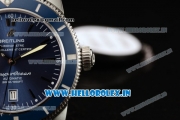 Breitling Superocean Heritage II 42 Swiss ETA 2824 Automatic Steel Case Blue Dial With Stick Markers Blue Rubber Strap(JH)