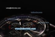 Tag Heuer Carrera Calibre 16 Chronograph Miyota Quartz Movement PVD Case with Black Dial and PVD Strap