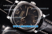 Panerai Radiomir 1940 Clone Panerai P.2002/1 Manual Winding Steel Case with Black Dial and Stick/Arabic Numeral Markers (KW)