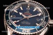 Omega Planet Ocean Clone 8500 Automatic Steel Case with Blue Dial and White Stick Markers (EF)