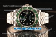 Rolex Submariner Green Ceramic Bezel With Green Dial All Steel With ETA 2836 EW