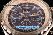 Breitling Bentley 6.75 Speed Chrono Swiss Valjoux 7750 Automatic Steel Case with Stick Markers and Blue Dial (GF)