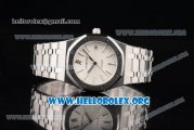 Audemars Piguet Royal Oak Clone AP Calibre 3120 Automatic Stainless Steel Case/Bracelet with White Dial and Stick Markers (BP)