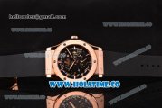 Hublot Classic Fusion Asia 6497 Manual Winding Rose Gold Case with Skeleton Dial and Stick Markers