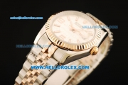 Rolex Datejust Automatic with White Dial and Rose Gold Case -Marking