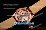 Omega Master Co-Axial Clone Omega 8511 Automatic Rose Gold Case with White Dial and Stick Markers (KW)