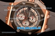 Audemars Piguet Royal Oak Offshore Miyota Quartz Rose Gold Case with Grey/White Dial and Stick Markers (EF)