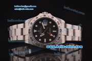 Rolex Explorer II 43mm Rolex 3187 Movement Steel Case/Strap with Black Dial