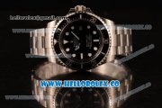 Rolex Sea-Dweller Clone Rolex 3135 Automatic Steel Case with Black Dial and Steel Bracelet - (BP)