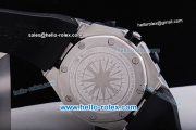 Audemars Piguet Royal Oak Alinghi Chronograph Quartz Movement PVD Bezel with White Dial