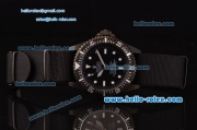 Rolex Pro-Hunter Submariner Swiss ETA 2836 Automatic PVD Case with Black Nylon Strap Black Dial