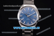 Omega Seamaster Aqua Terra 150 M Co-Axial Clone 8500 Automatic Steel Case/Bracelet with Blue Dial and Stick Markers (EF)